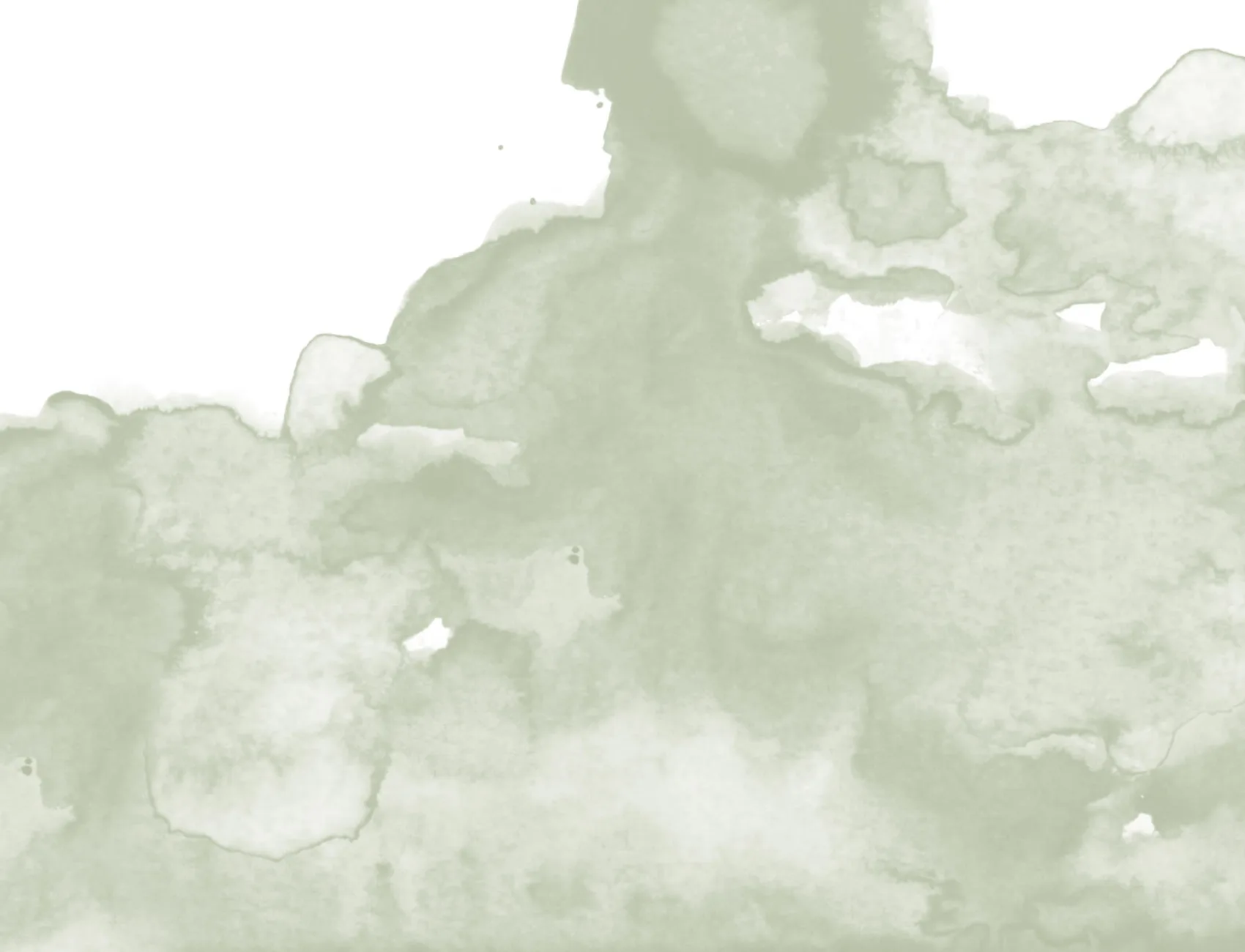 Sage Green Abstract Watercolor Wallpaper Mural