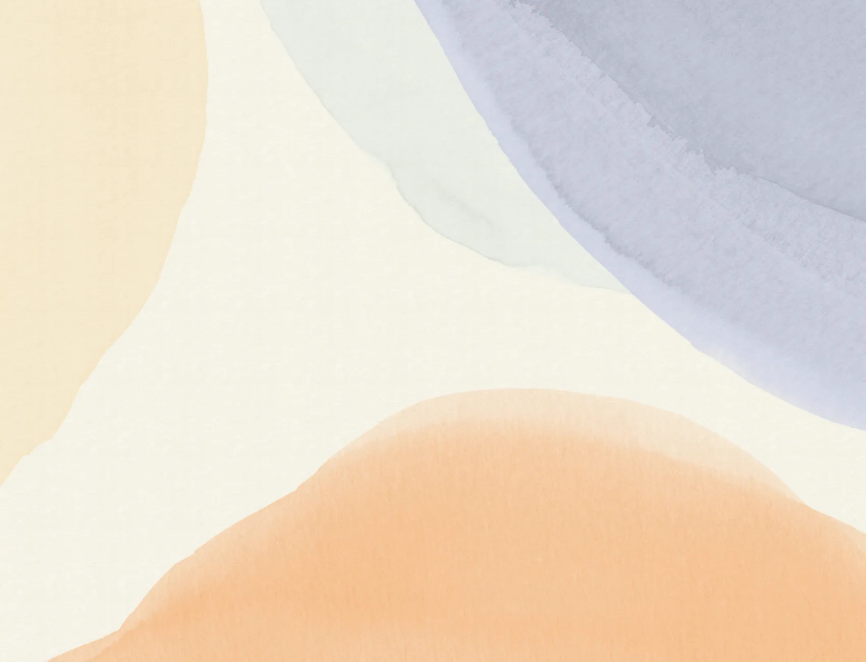 Bright Calming Acuarela Formas Mural Abstracto