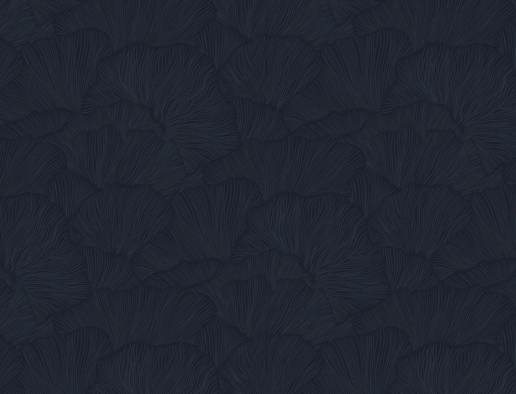 Navy Minimalist Mushroom Wall Mural