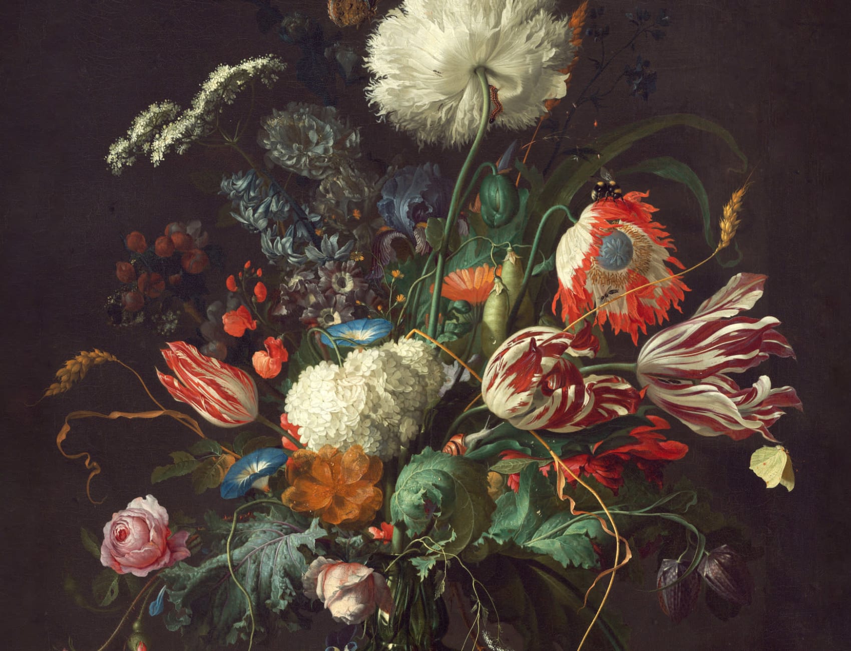 【BIBIさま専用】Henrydean Flower vase ❻and❽ Vase Of Flowers' By De Heem Wallpaper Mural - Hovia