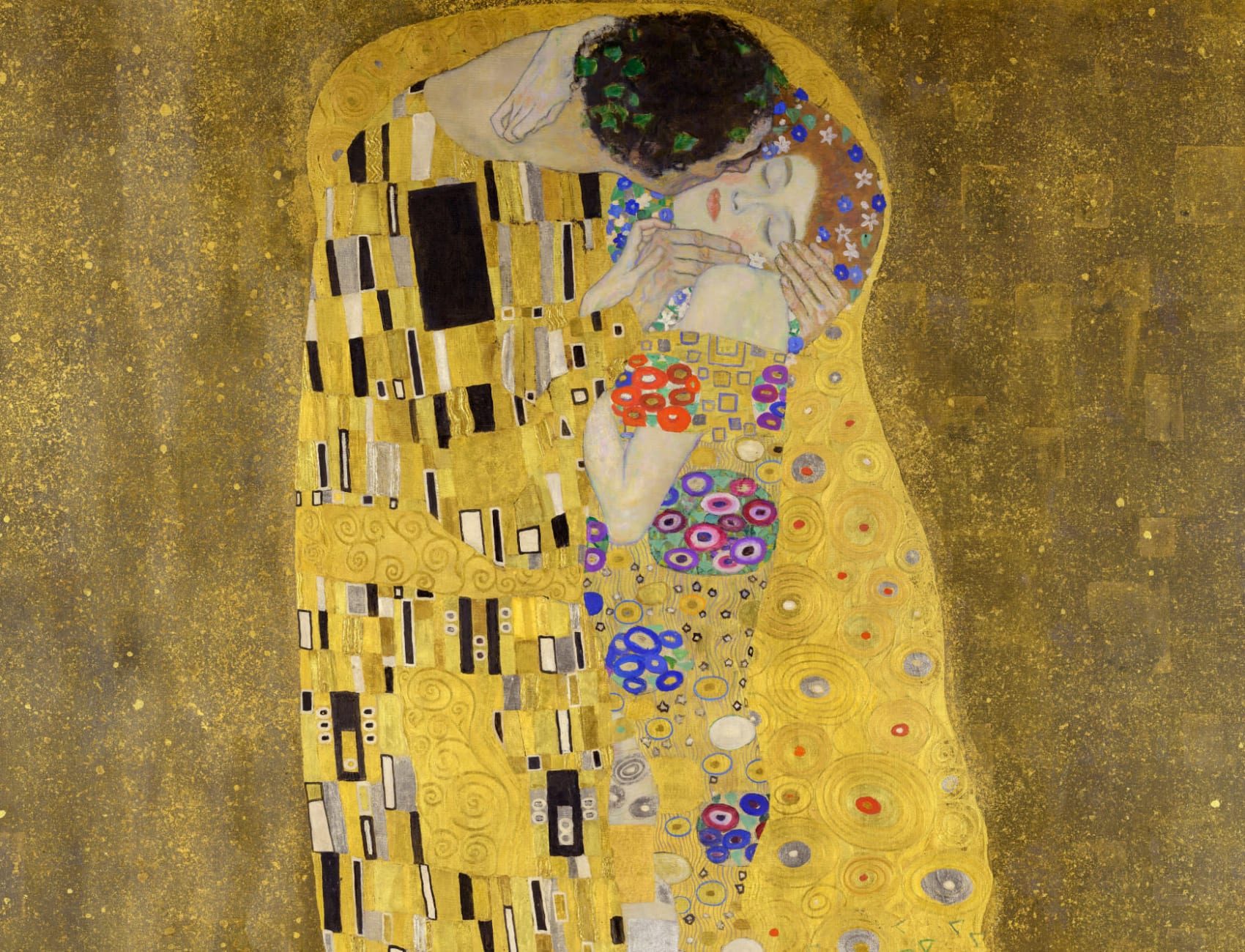 Gustav Klimt the Kiss Wallpaper Mural