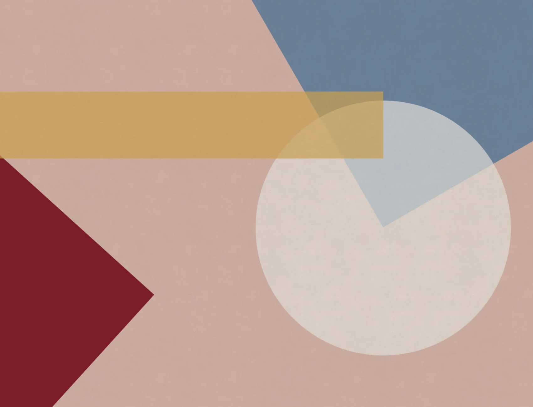 Formas Geométricas Arrojadas Modernas Bauhaus Papel de Parede Mural
