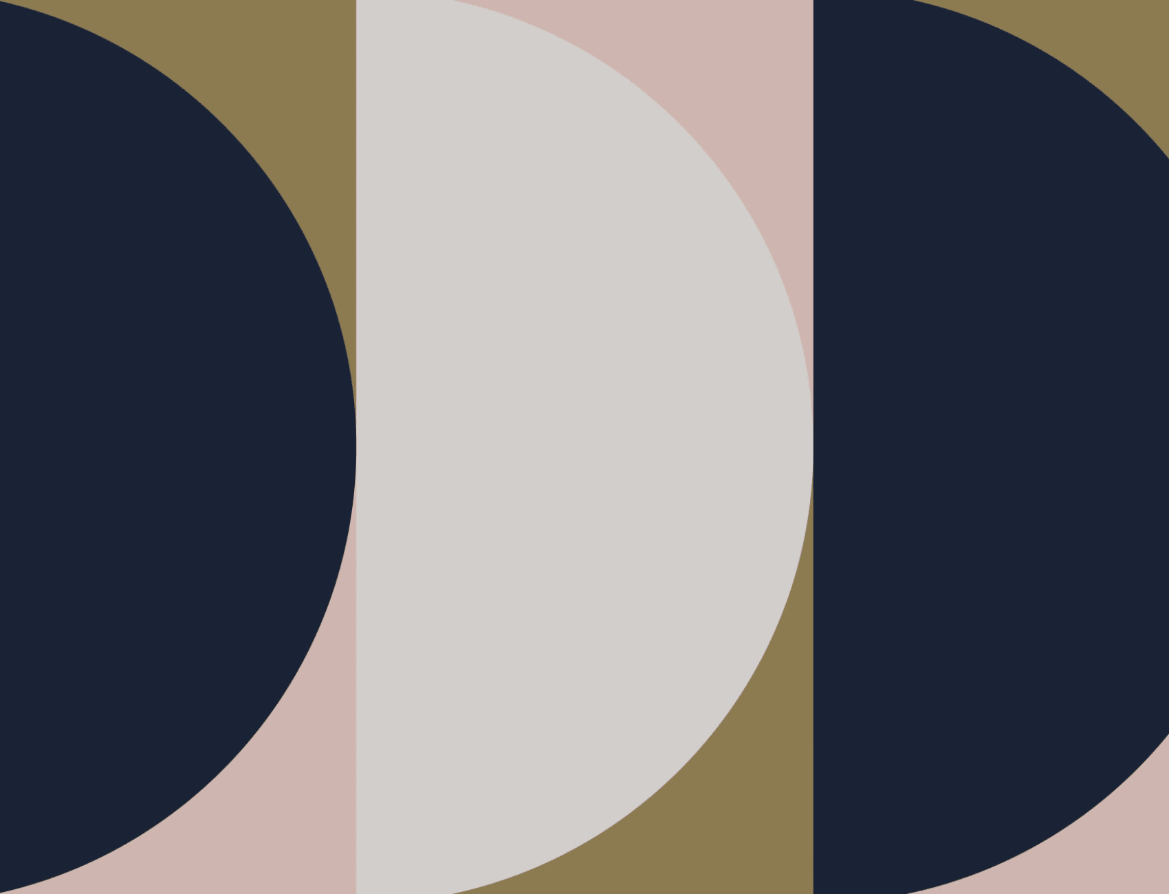 Navy and Pink Geometric Wallpaper Mural