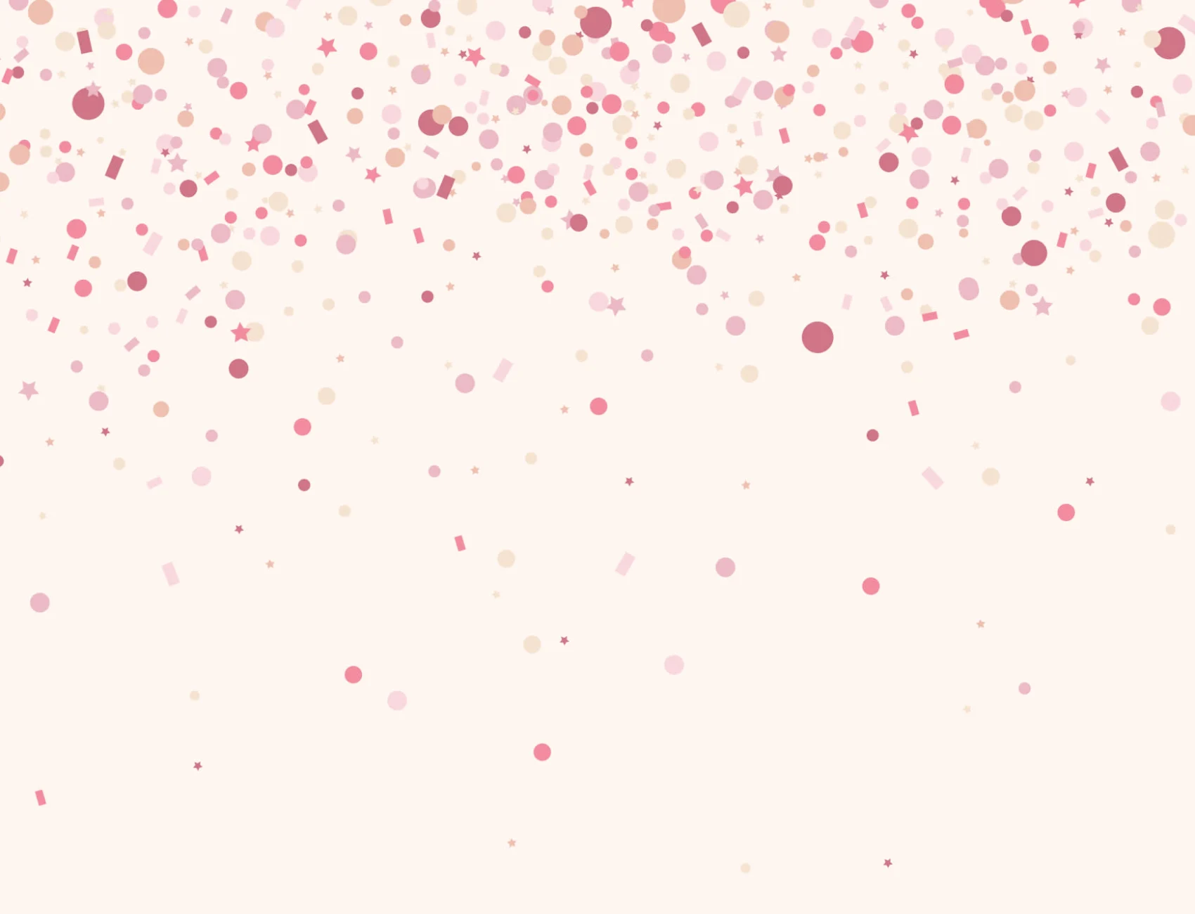 Pink Confetti Sprinkles Wallpaper Mural