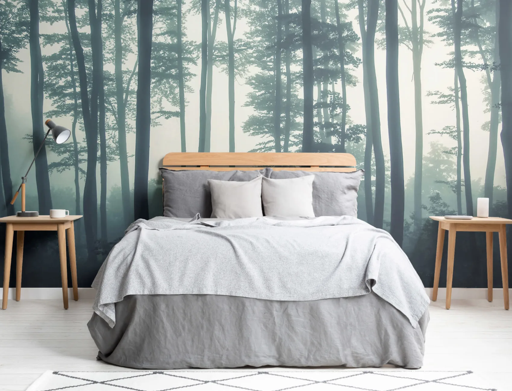 Sea of Trees Forest Wallpaper Mural