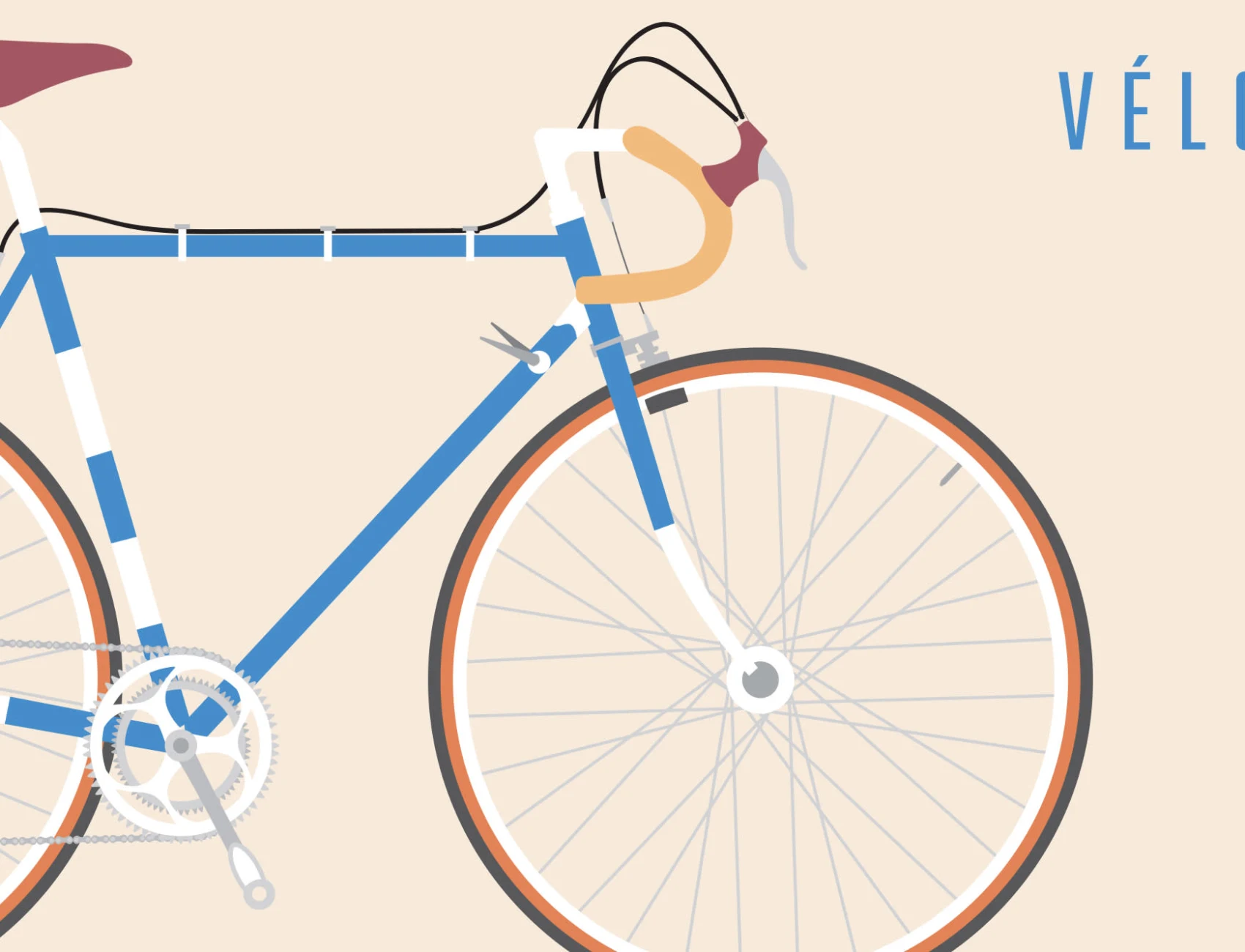 Velo Tour De France Wallpaper Mural