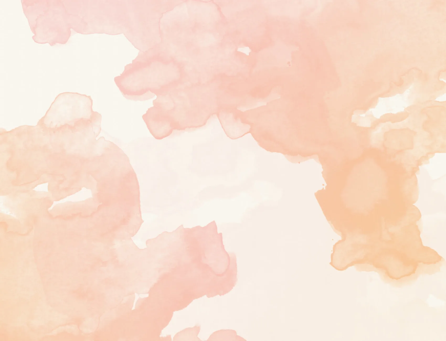Rosa und pfirsichfarbenes Ombre-Aquarell-Tintenflecken-Fototapete