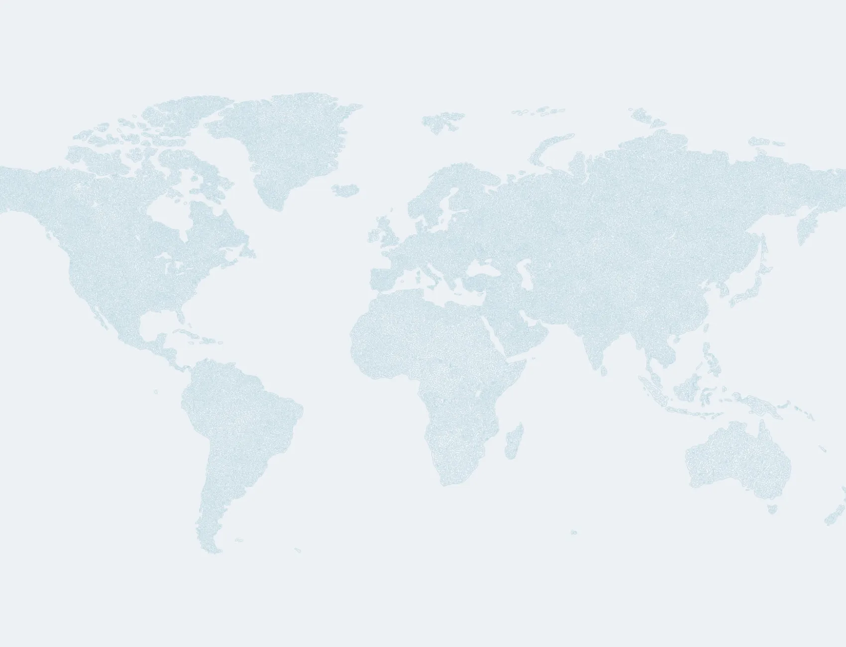 Blue Abstract Vector World Map Wallpaper Mural