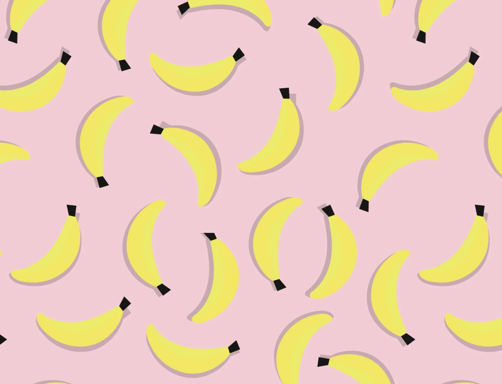 Mustertapete Tropische Bananen