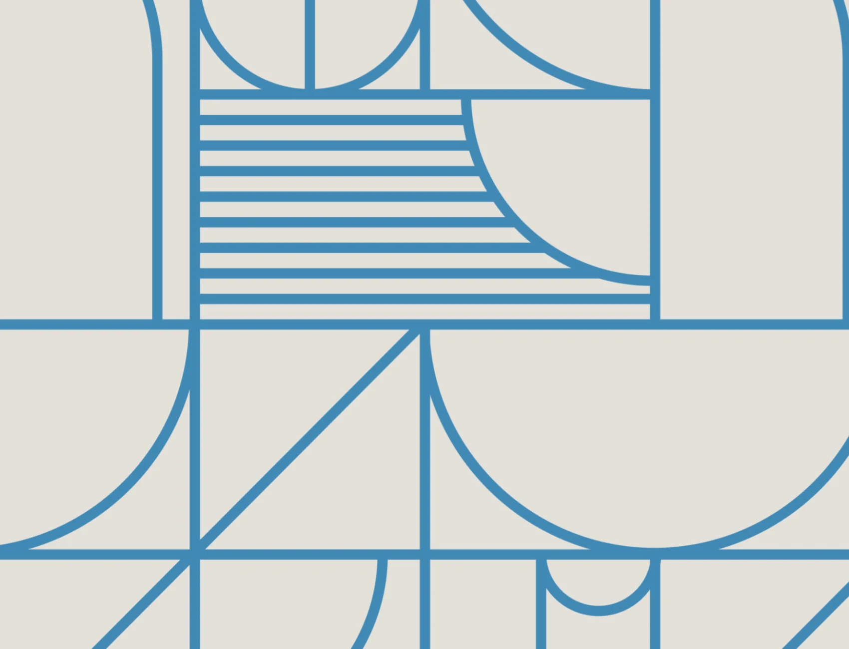 Sininen ja valkoinen geometrinen Grid Lines tapetti