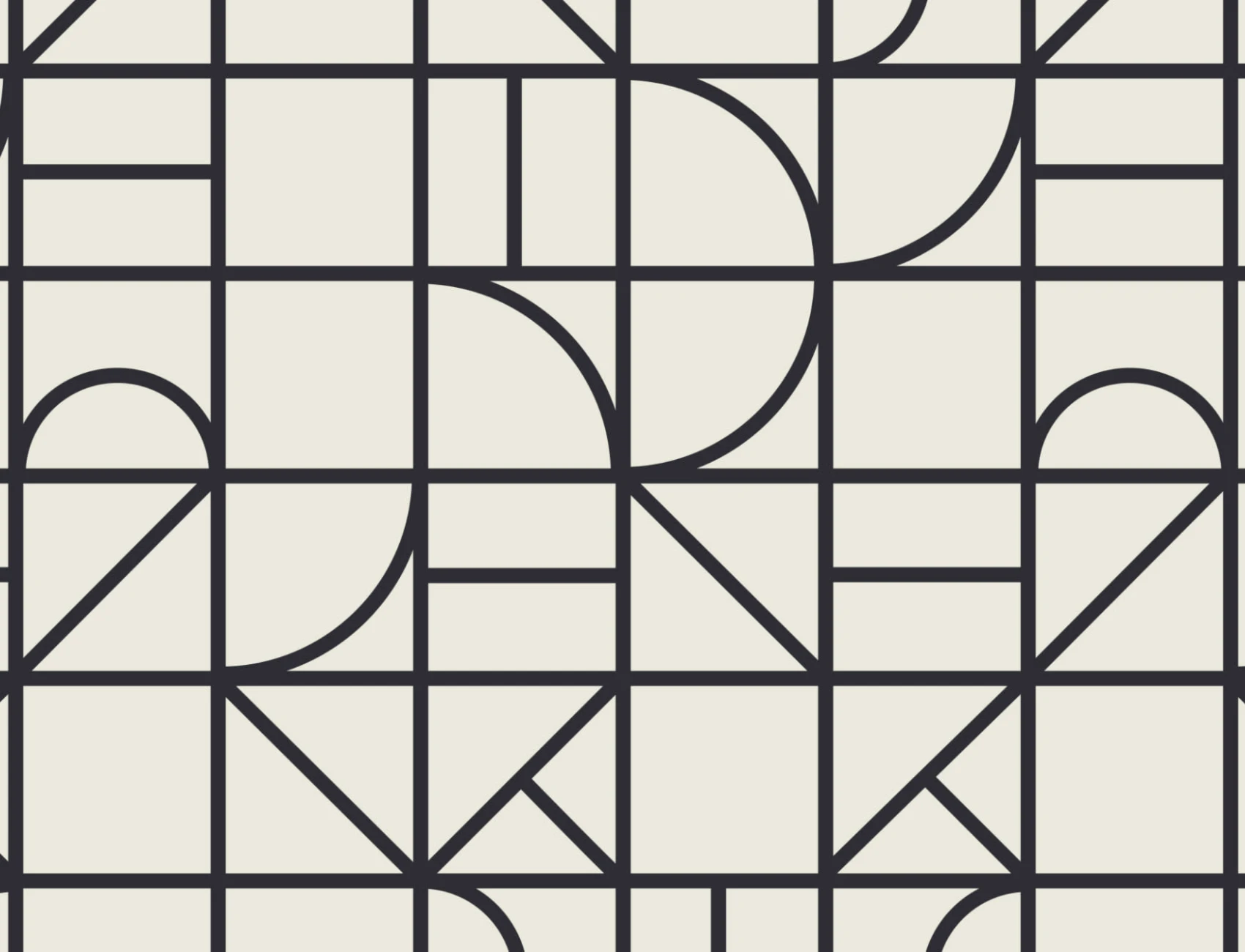 Monokrom moderne geometrisk rutenett tapet