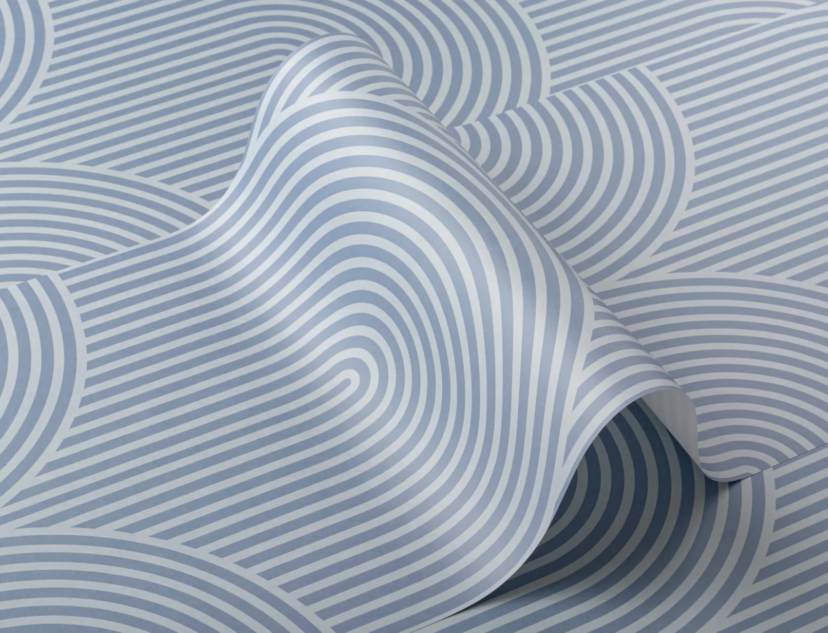 Blue Circuit Design Geometric Striped Repeat Pattern Wallpaper