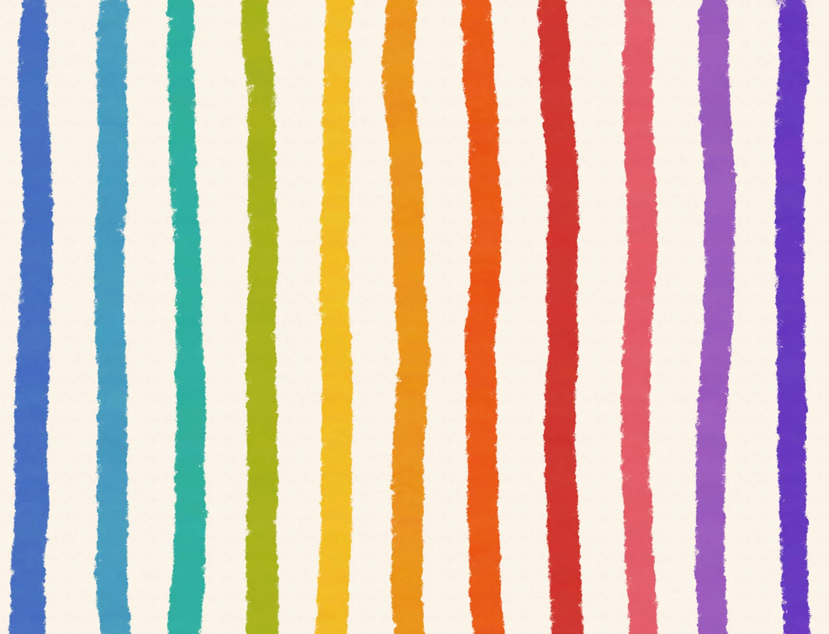 Papel de parede Mural Rainbow Crayon às riscas
