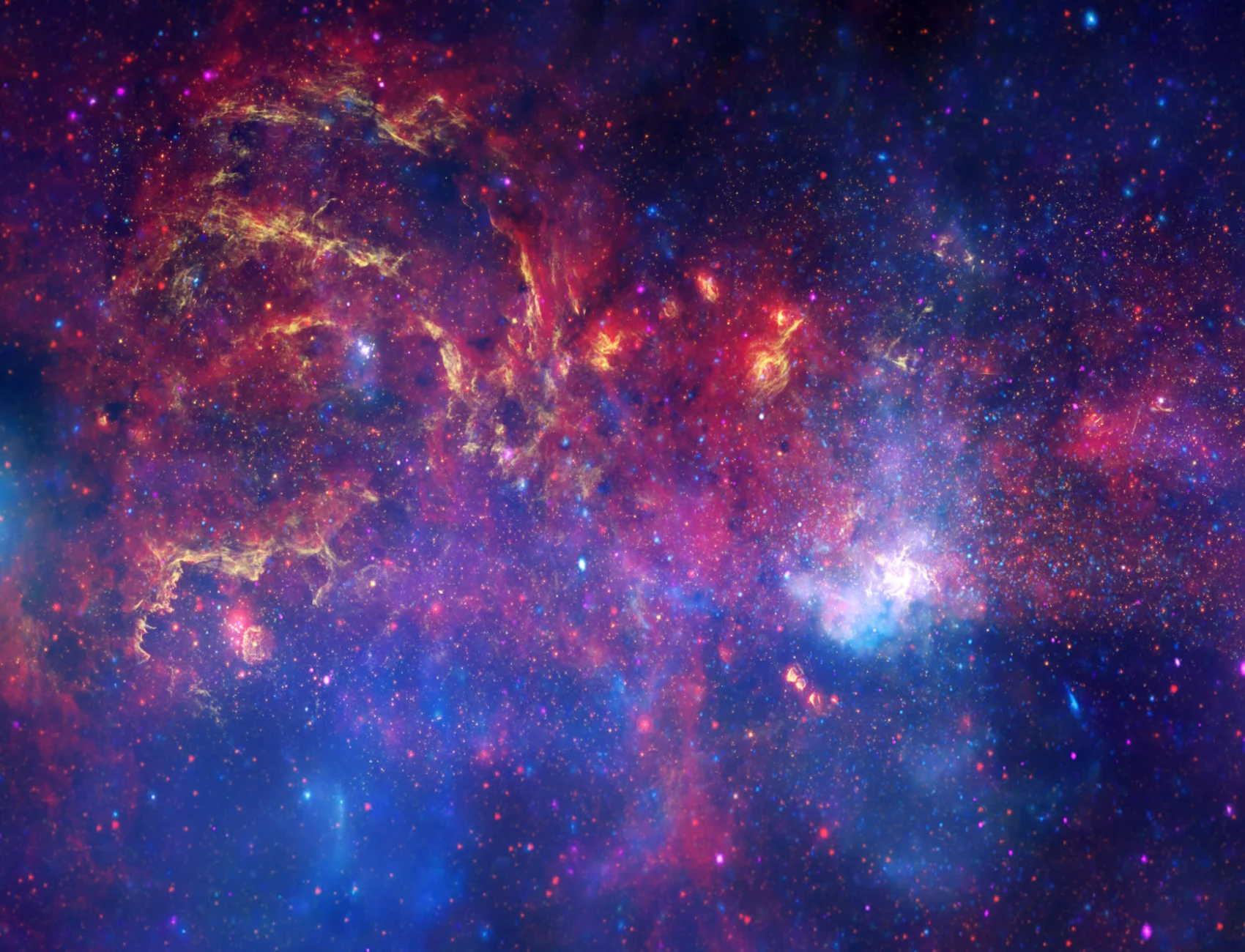 Milky Way Space Wallpaper Mural - Hovia