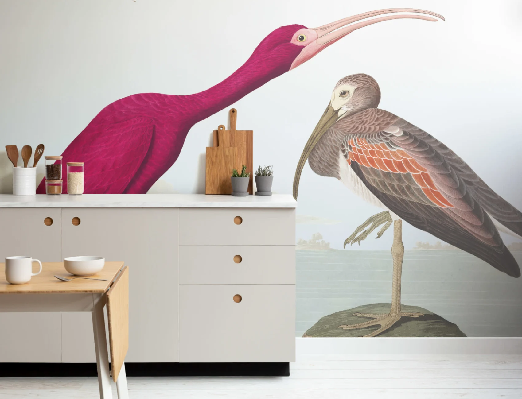Scarlet Ibis Wallpaper Mural