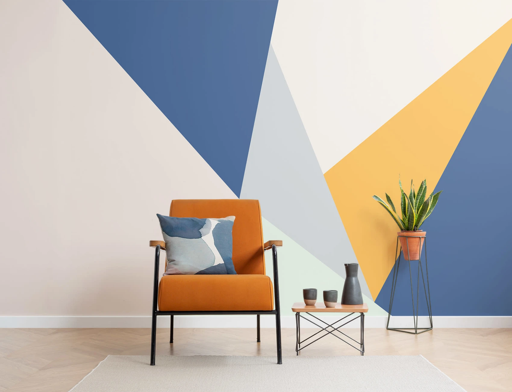 Tangram Wallpaper Mural