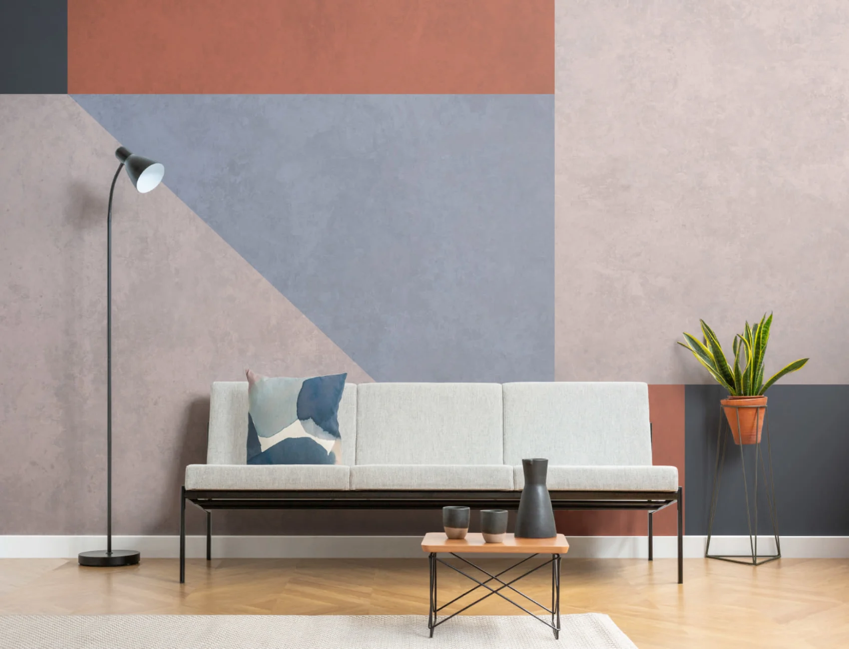 Margaux Retro Behang Muurschildering