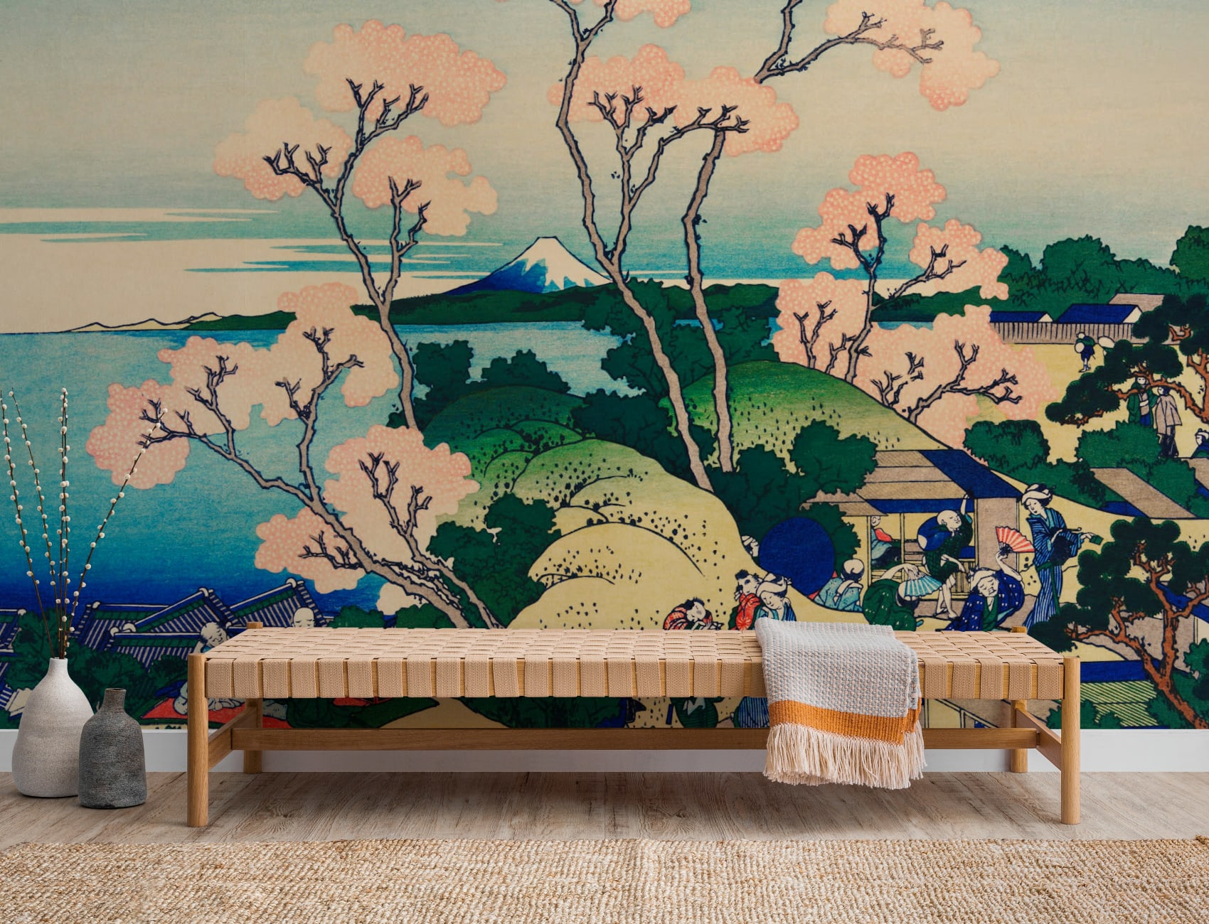 Japoneză Cherry Blossom Tree Sakura Wallpaper Mural