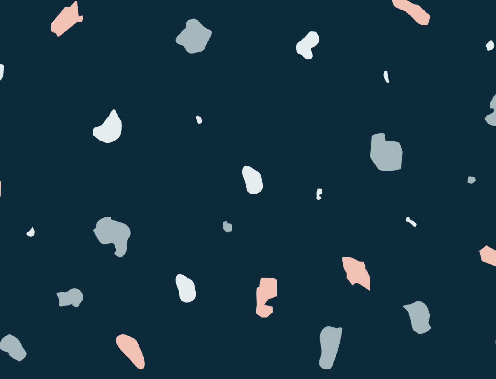 Dark Terrazzo Wallpaper Mural