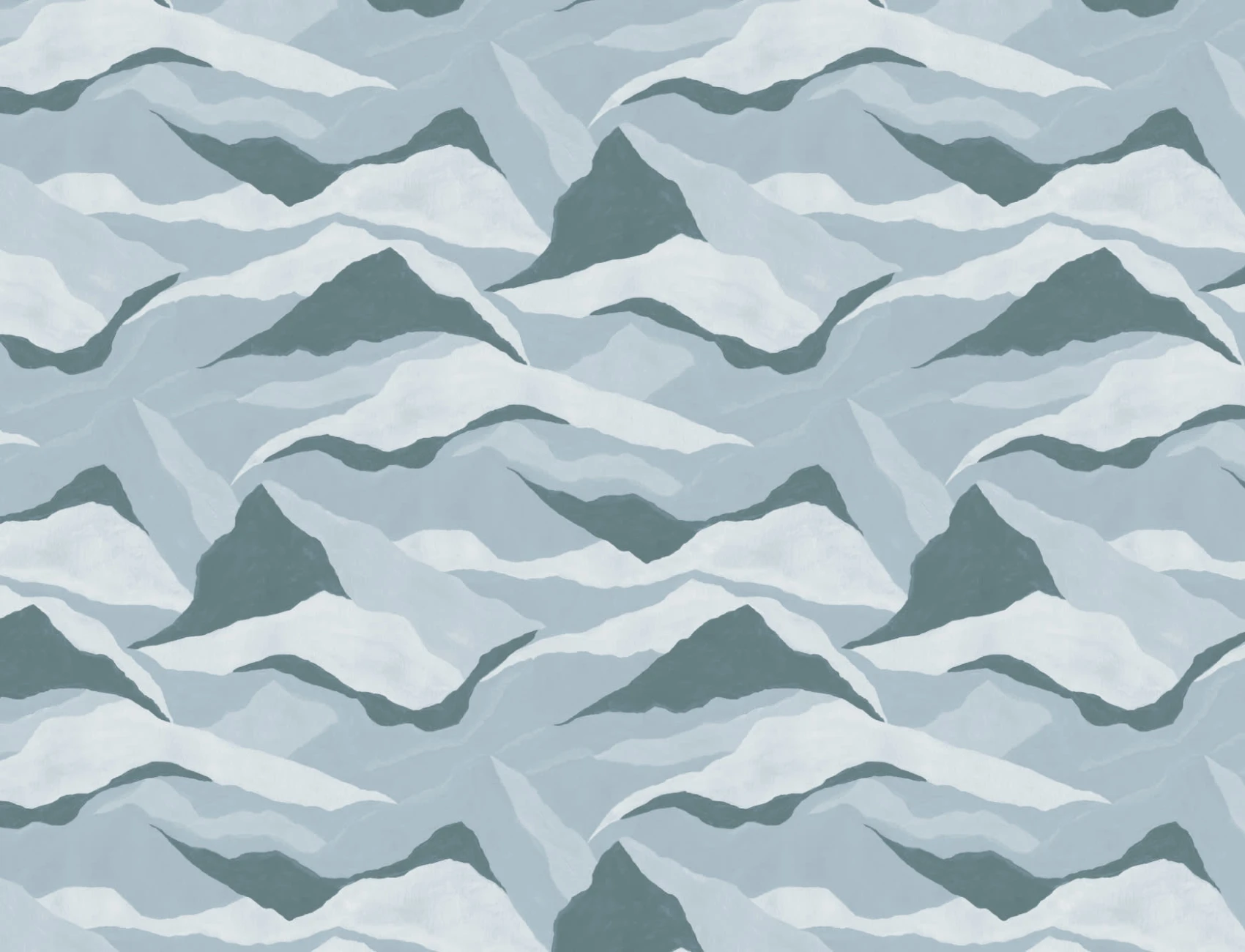 Blue Abstract Glacier Wallpaper