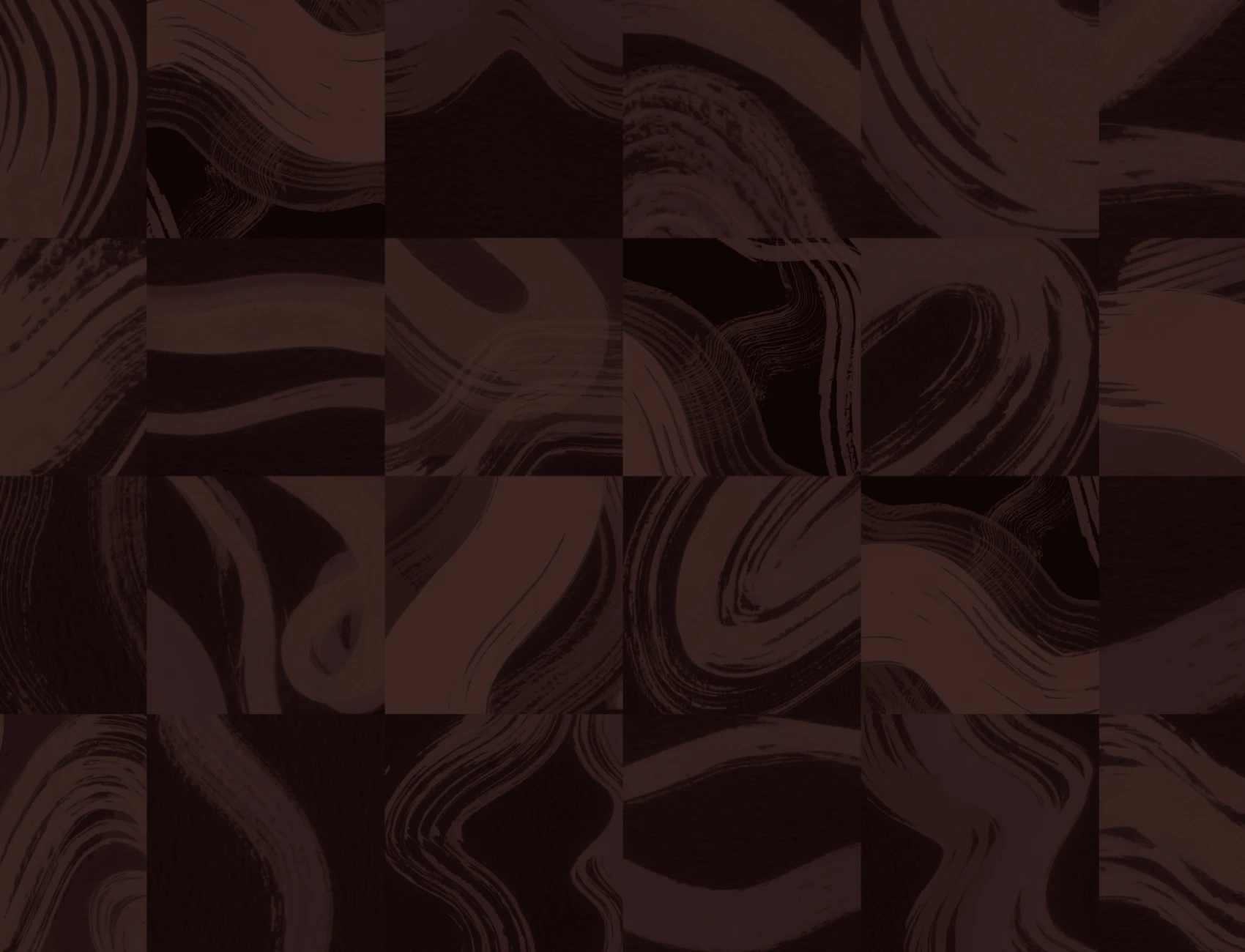 Purple Tiled Abstract Ink Shapes Mural