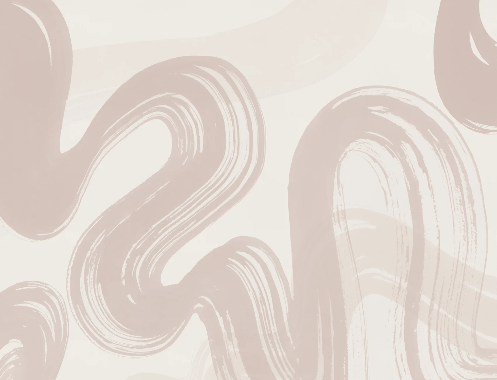 Pink Abstract Swirl Brush Strokes Mural