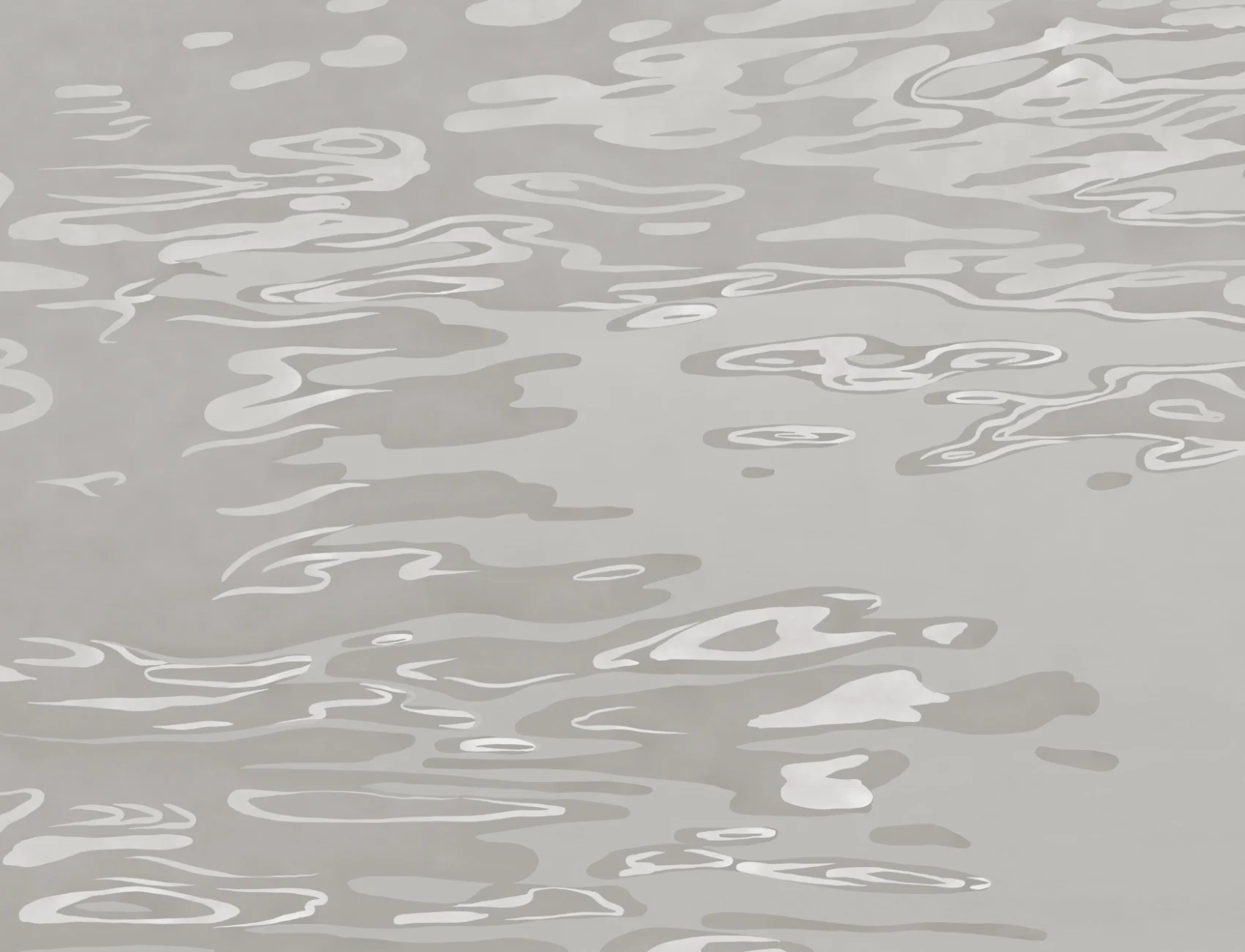 Neutral Hand Painted Water Rippling Effect Mural