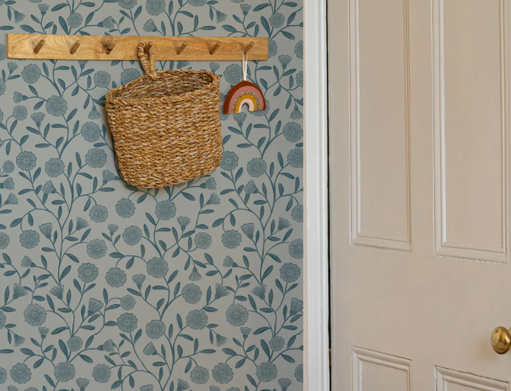 Papel de parede de Margarida azul fofa