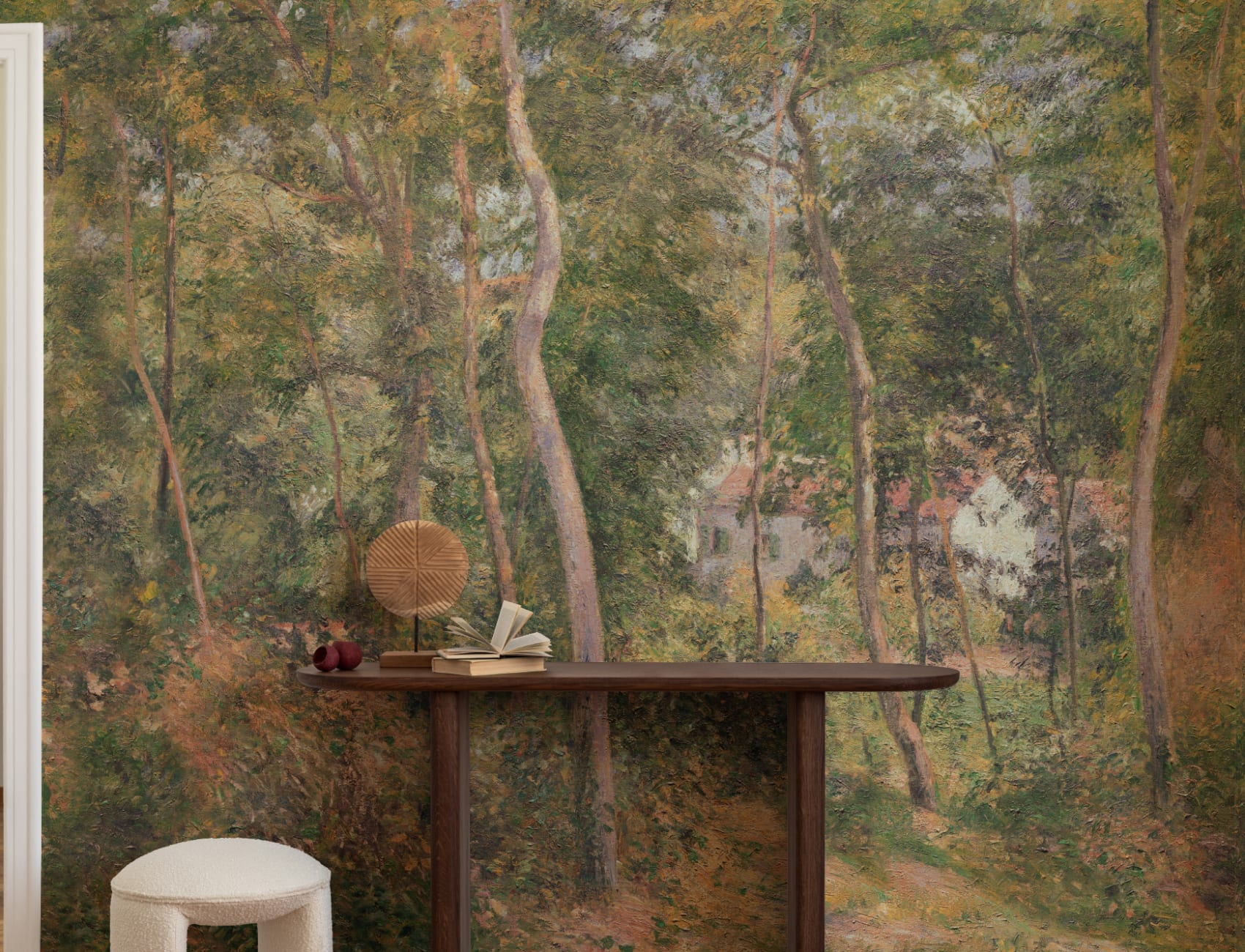 Classic Woodland Oil Painting Mural - Hovia