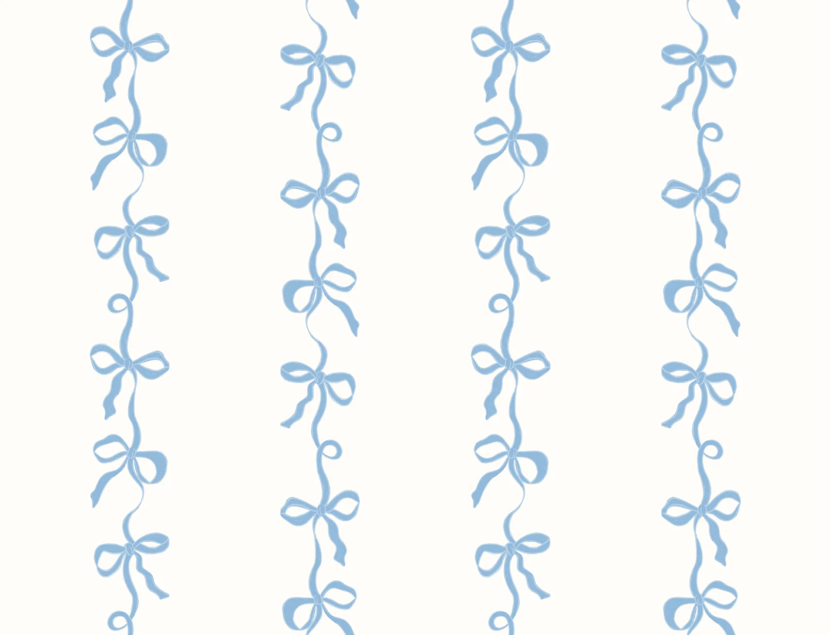 Blauw lint Strepen muurschildering