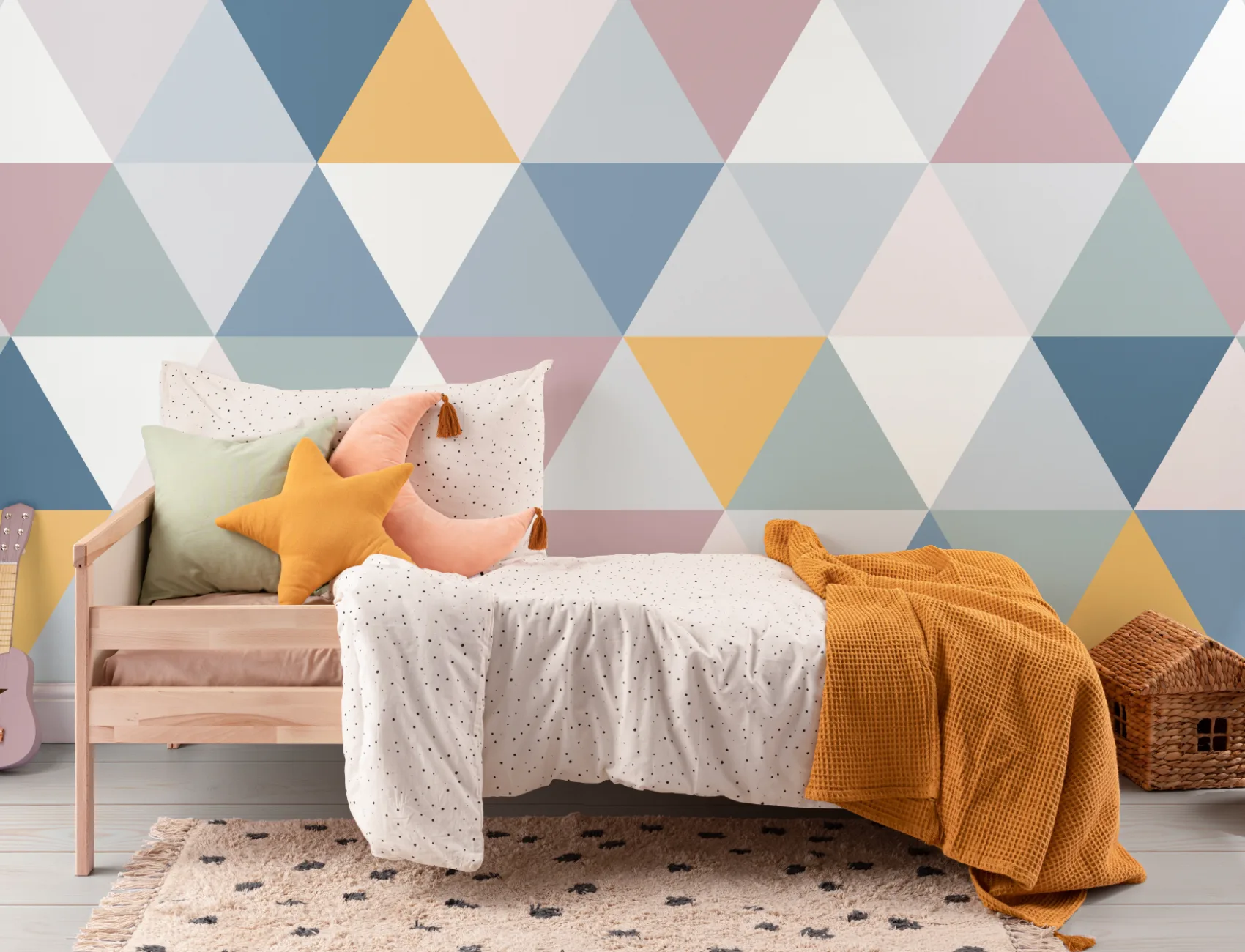 Colorat Geometric Triunghi model tapet Mural