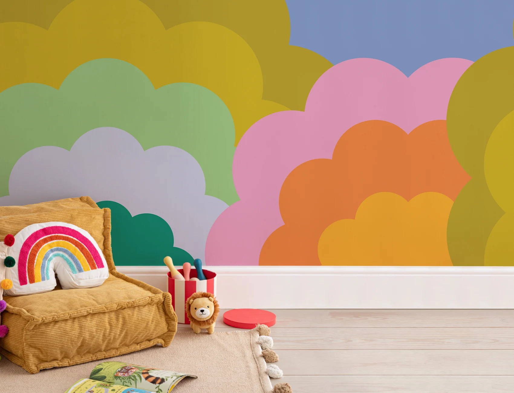 Elizabeth Olwen Happy Skies Bold Murale