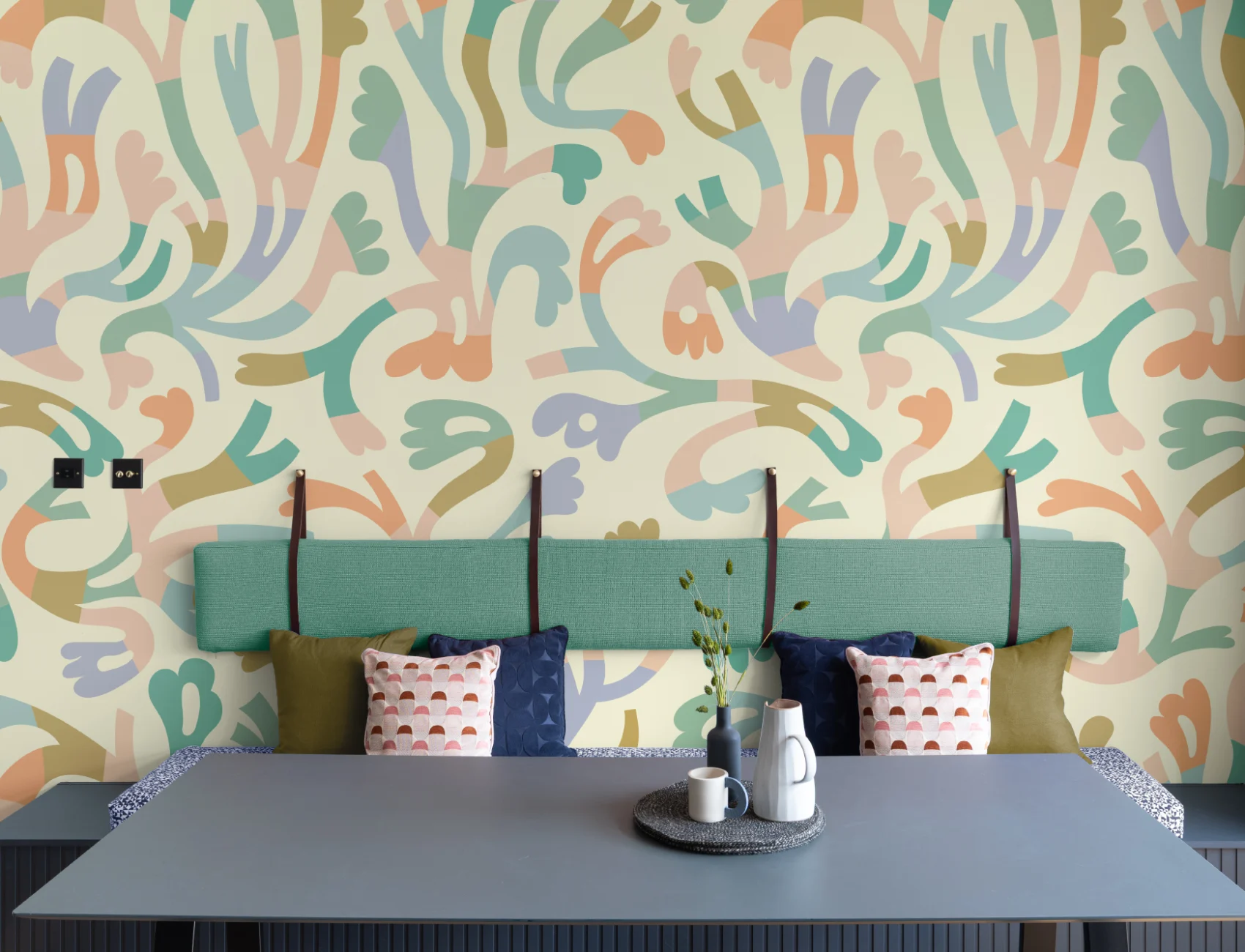 Elizabeth Olwen Flowstate Pastel murale