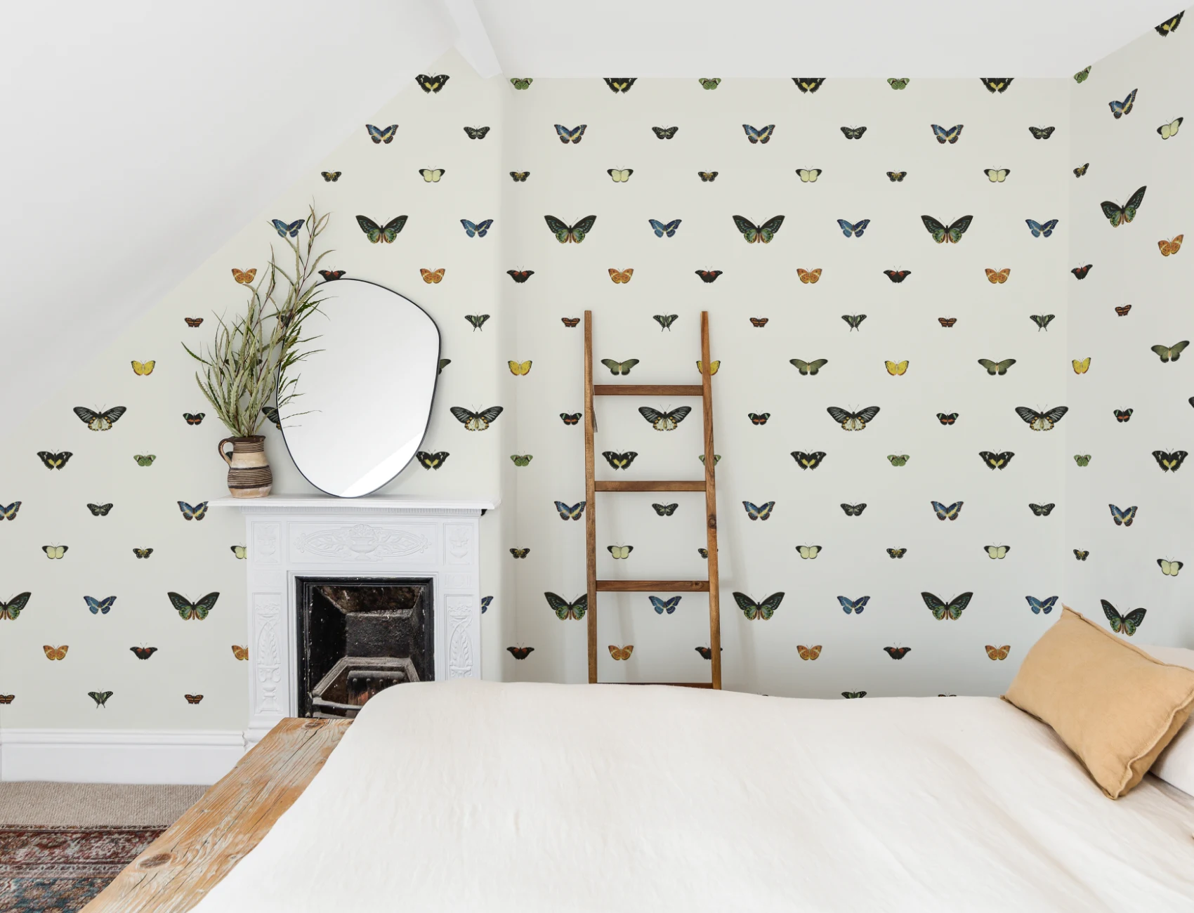 Vintage Butterfly Wallpaper Mural