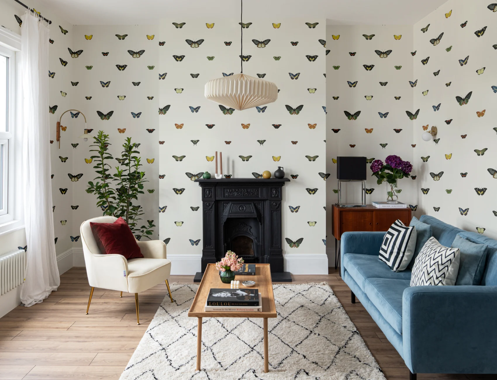 Vintage Butterfly Wallpaper Mural