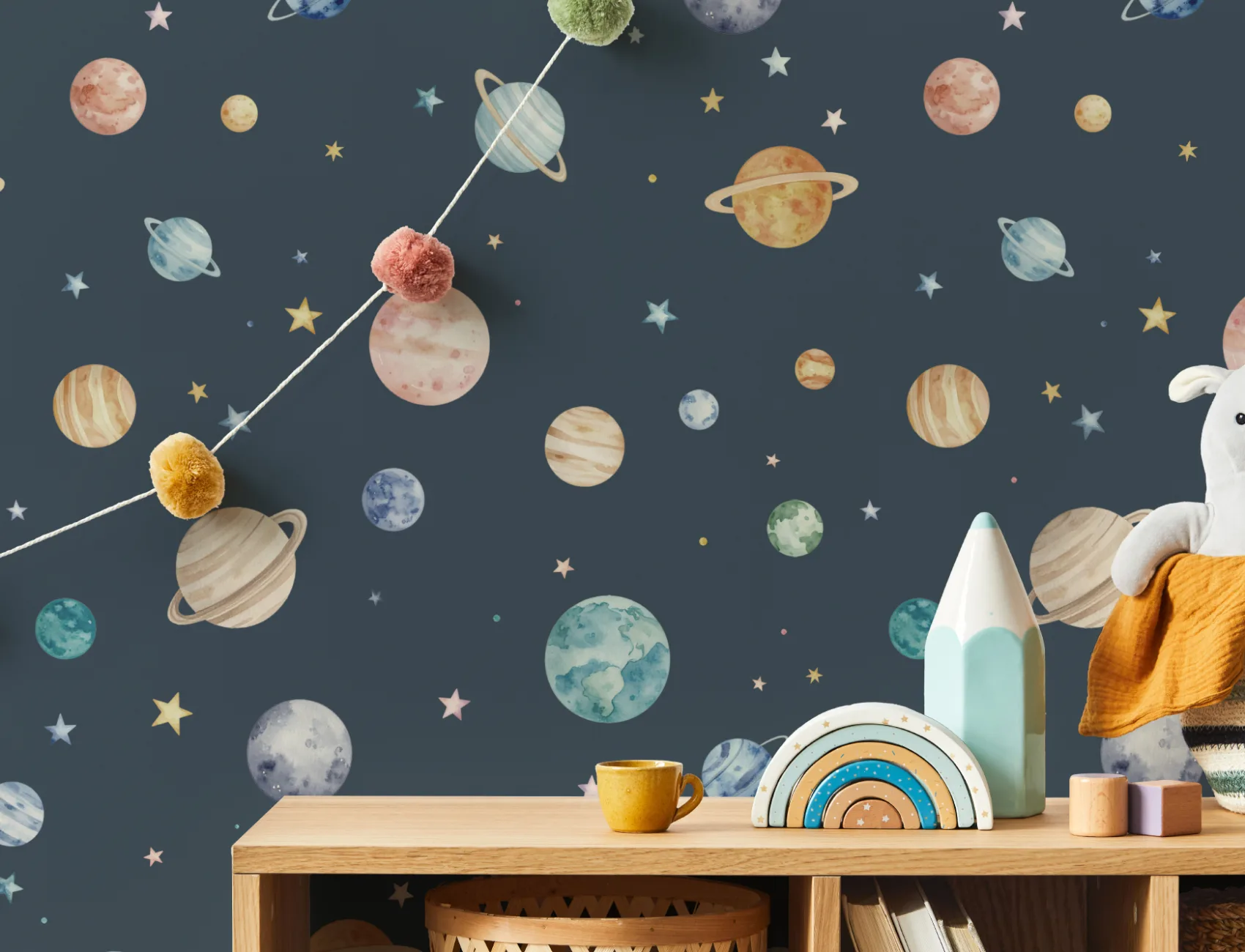 Aventura Multicolorida de Cosmos Planetário para Crianças