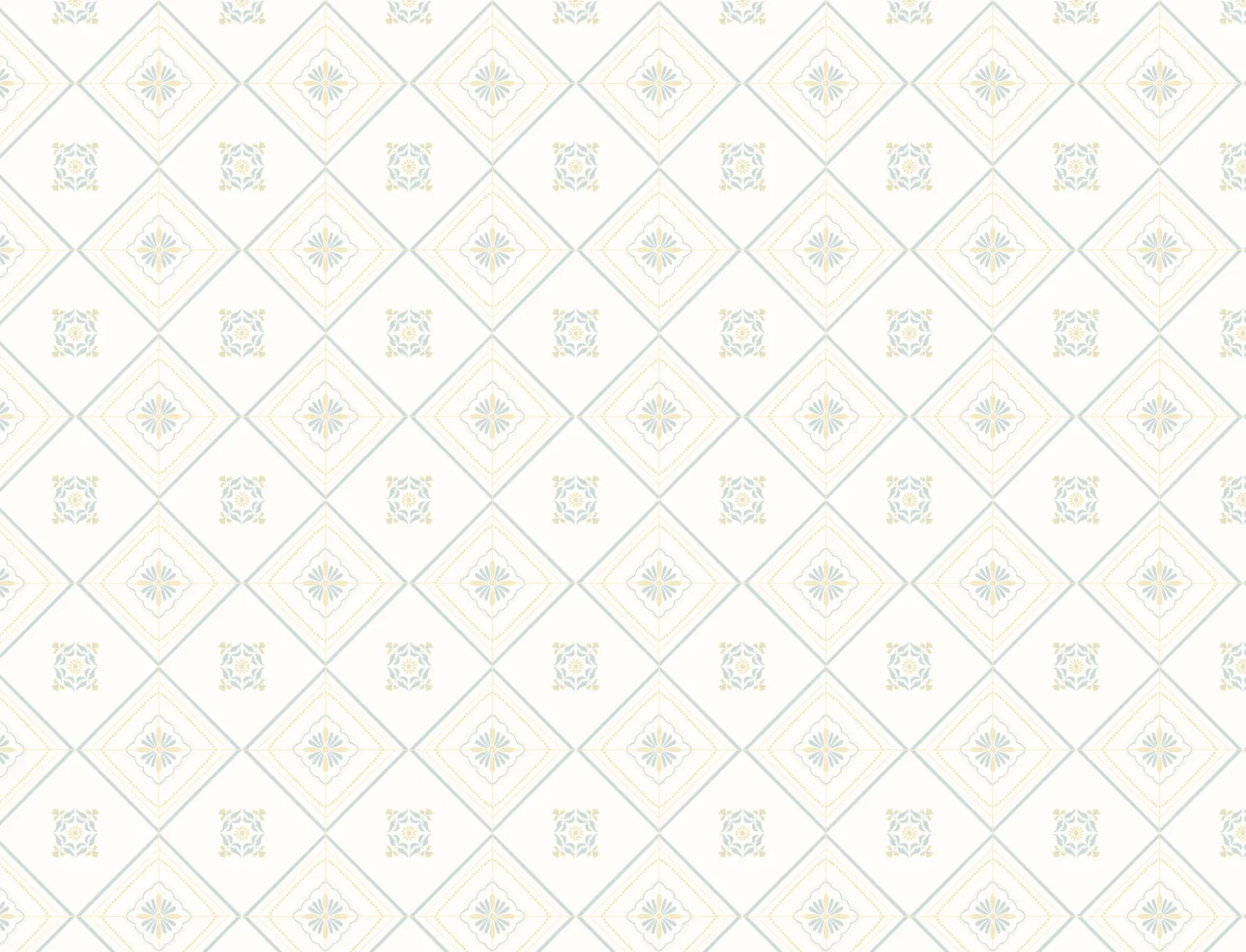 Geometrisches Muster Victoria Fototapete hellblau