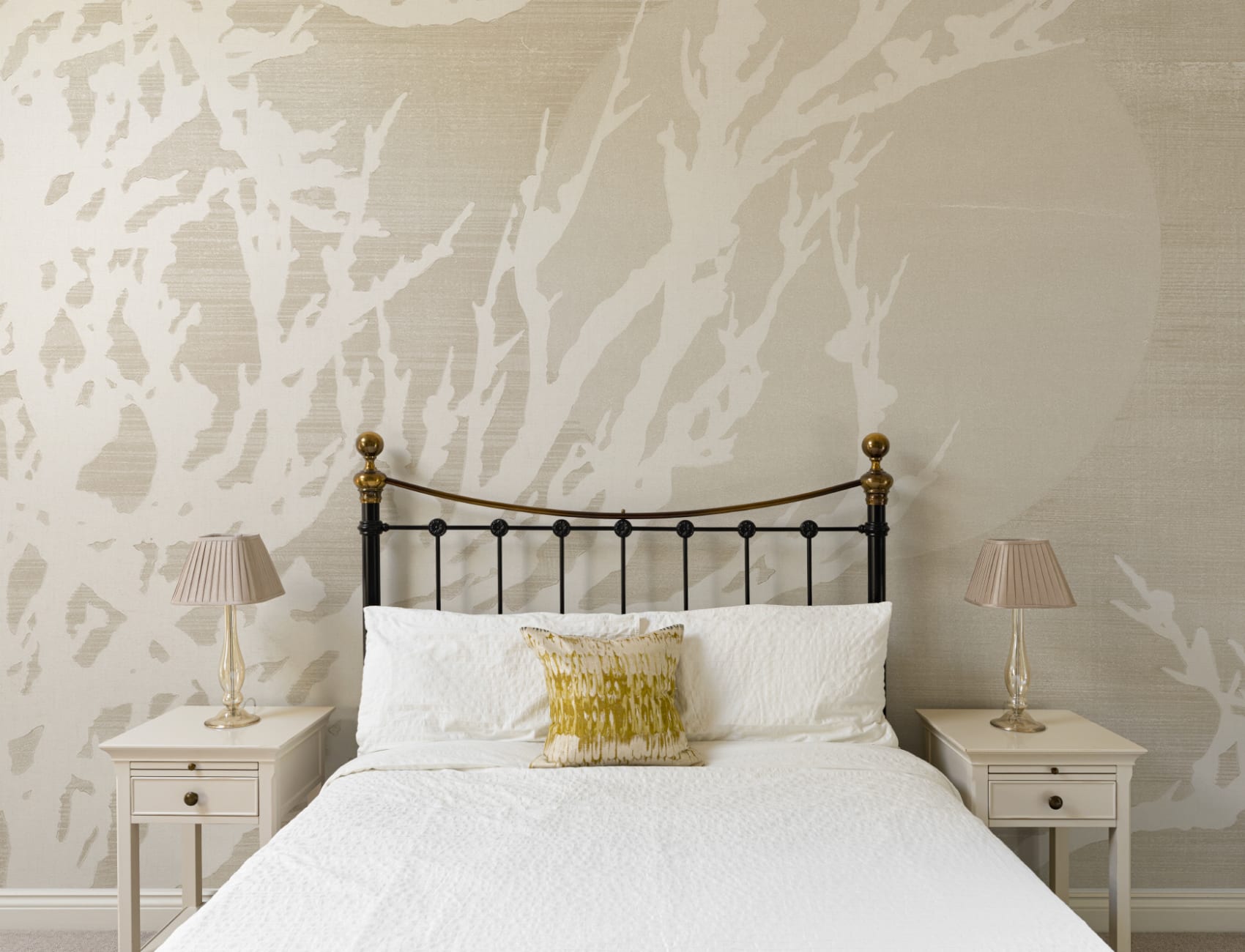 Neutral Japandi Elegant Yuugen Nature Wall Mural