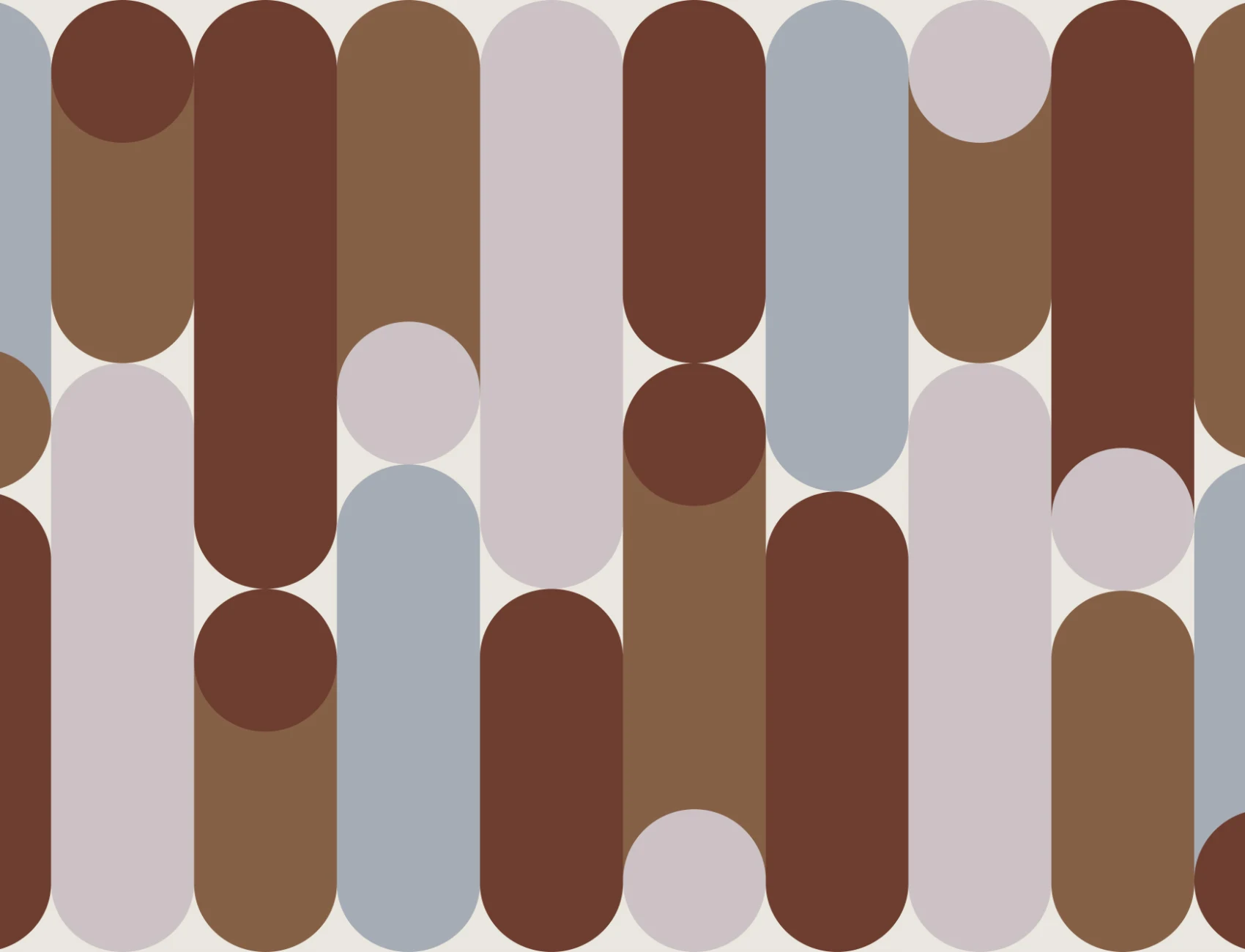 Wielokolorowa geometryczna abstrakcyjna fototapeta retro
