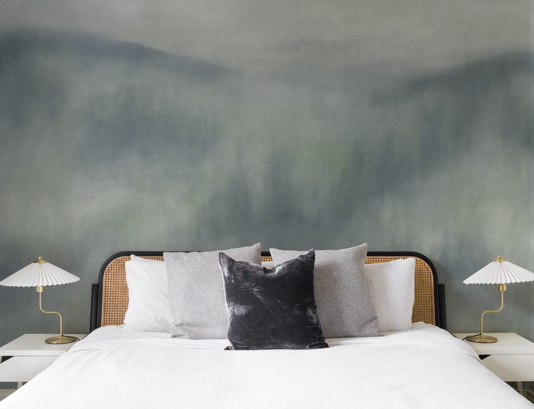 Verde Misty Forest Fusion Natura murale