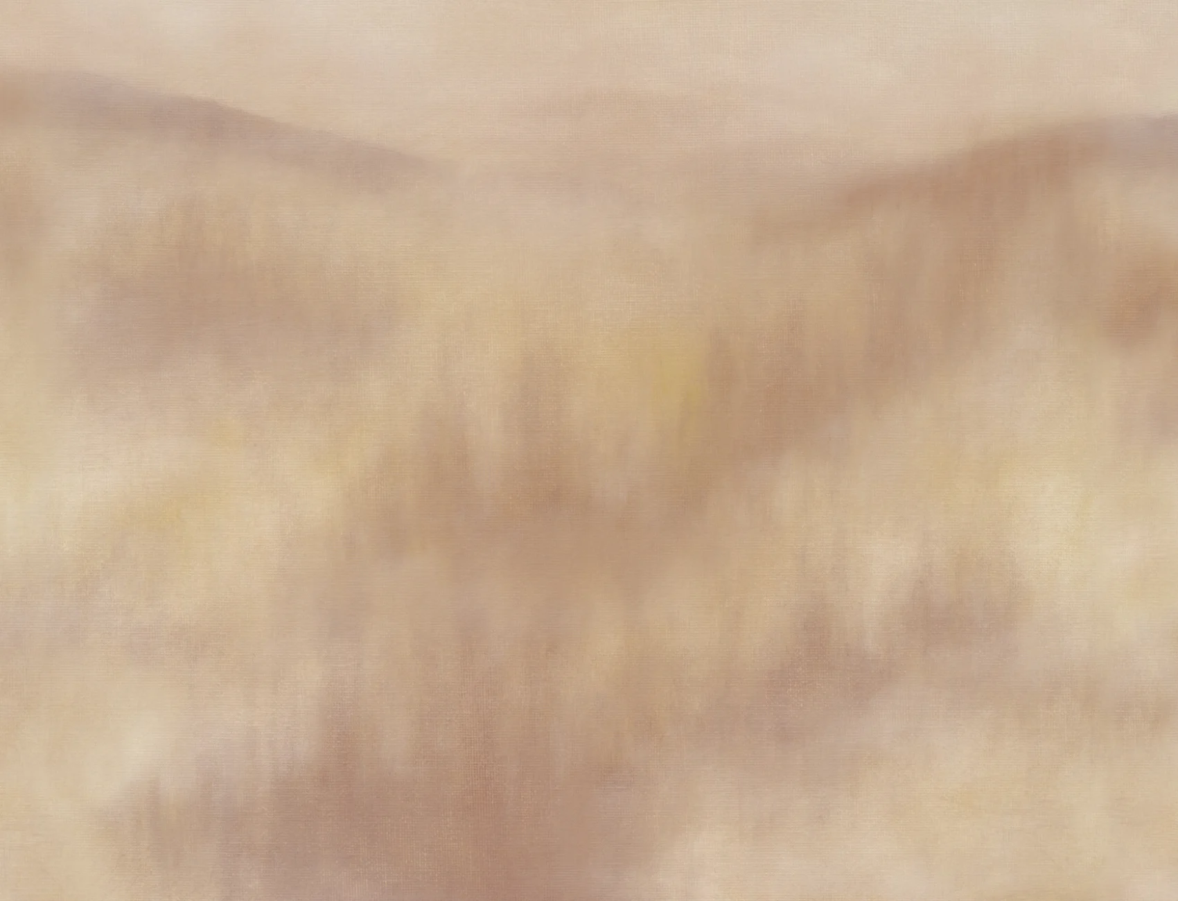 Bej Misty Landscape Art murale pentru o ambianță senină