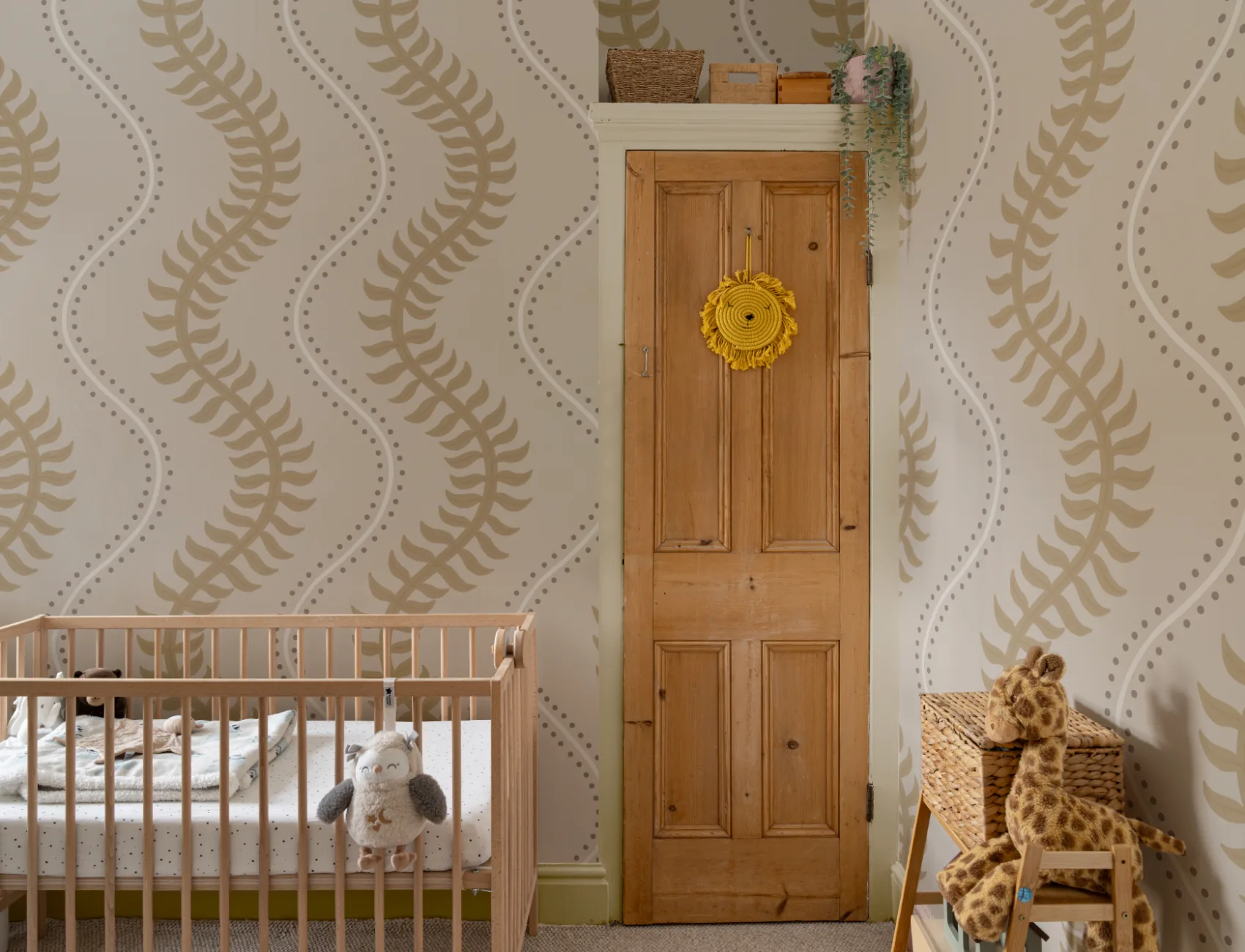 Yellow Wave Pattern Design Mural For Contemporary Spaces