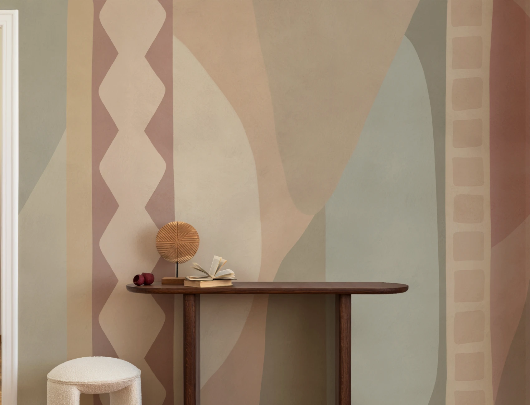 Multicolor Abstract Geometric Modern Design Wall Mural