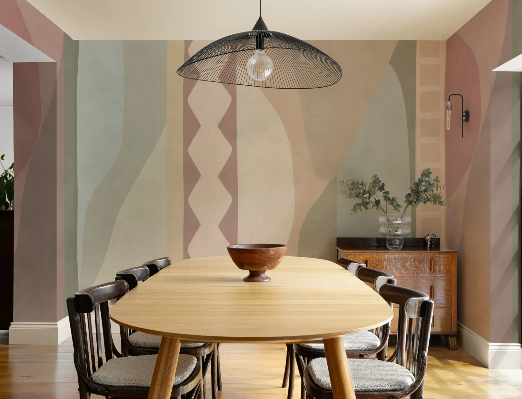 Multicolor Abstract Geometric Modern Design Wall Mural