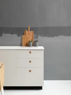 Vista Gray Wallpaper Mural