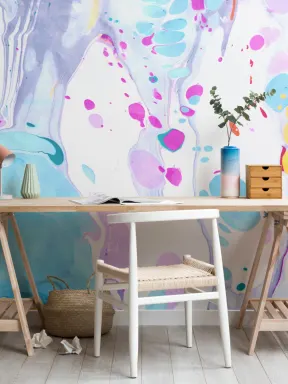 Bright Pastell Marmor Fototapet