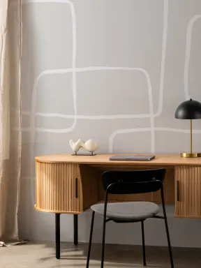 Moderne nøytral abstrakt kunst fototapet