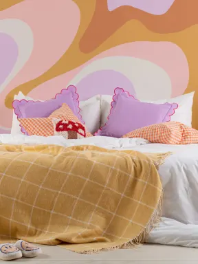 Groovy Colorful 70s Wallpaper Mural