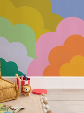 Elizabeth Olwen Mural de papel pintado Happy Skies Bold