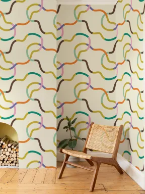 Papier peint panoramique d'Elizabeth Olwen Chromaloop